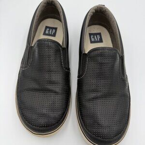 GAP Mens Black Slip-On Casual Shoes, Low sneaker, Sz. 6 Good pre-owned condition